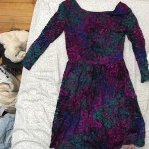 TARGET dark floral dress